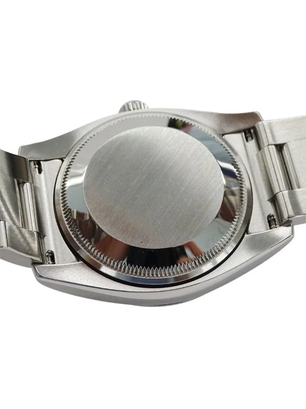 Rolex Air King Number Watch Automatic Winding at Stainless Steel Silver Blue